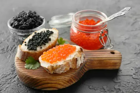 caviale cibo di lusso