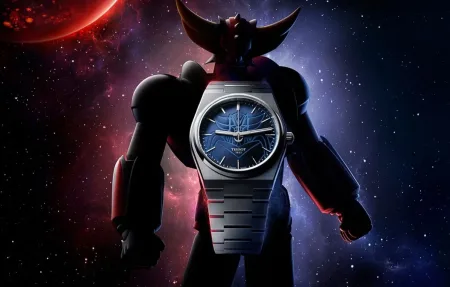 Il Tissot PRX UFO Robot Grendizer è un orologio che combina l'iconico design del PRX con l'amore per la cultura pop giapponese, in particolare per l'anime UFO Robot Grendizer