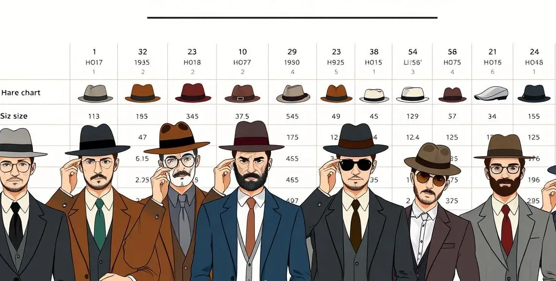 Guida alle Taglie per Cappelli e Berretti da Uomo.