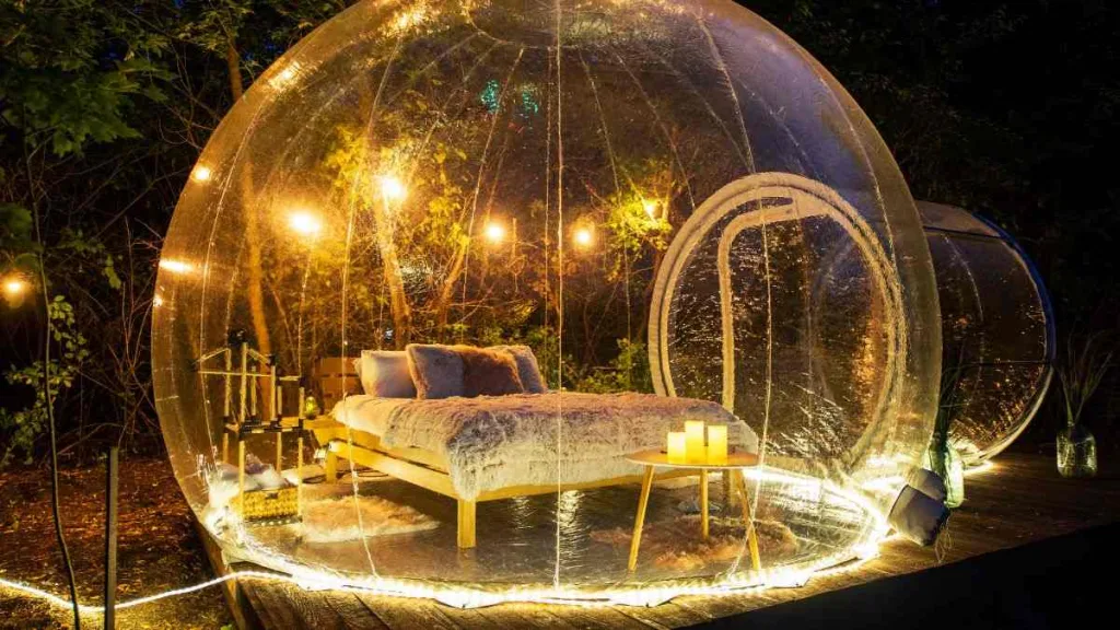 glamping romantico