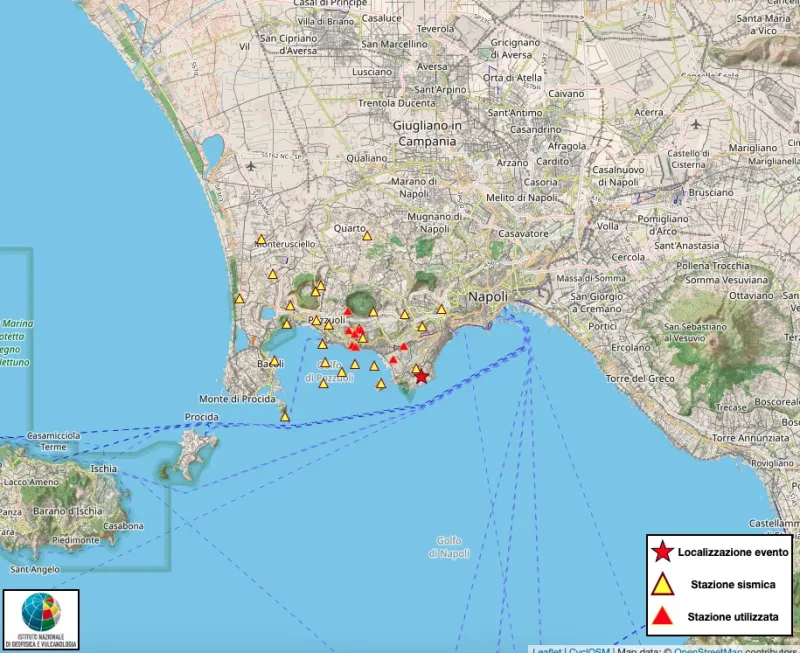 Una Nuova Forte Scossa di Terremoto a Napoli